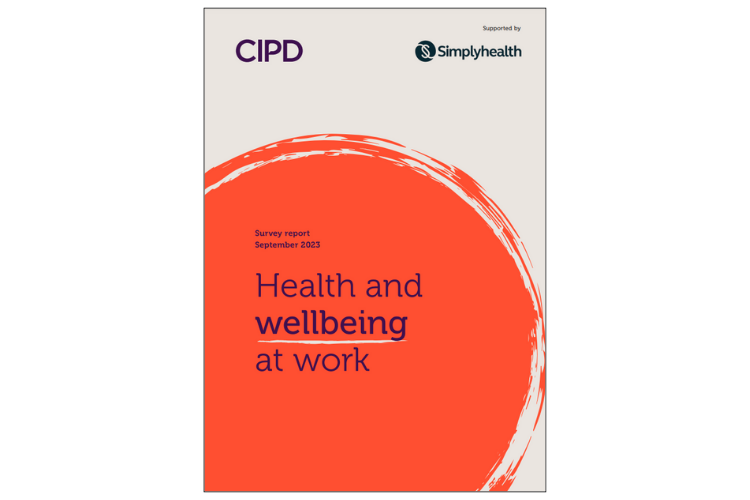 CIPD Health Wellbeing at Work 2023 Report Resource Image