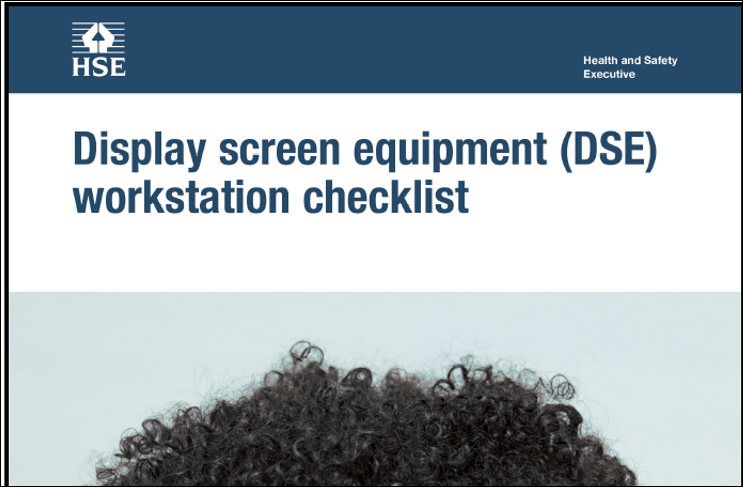 Display Screen Equipment (DSE) Workstation Checklist (HSE)