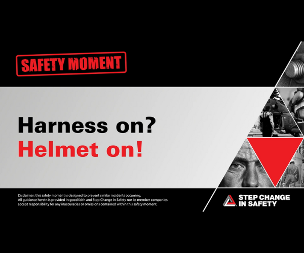 Harness On? Helmet On!