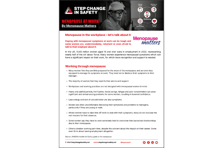 Menopause at Work - Menopause Matters