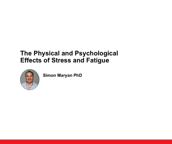 7 The Physical and Psychological Effects of Stress and Fatigue