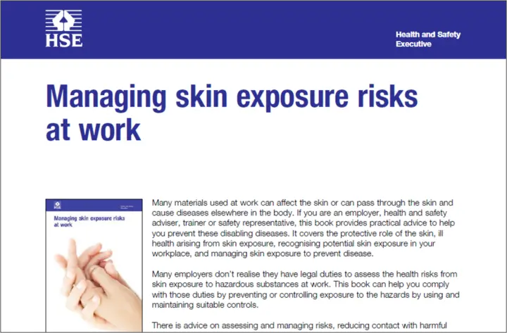 Skin exposure
