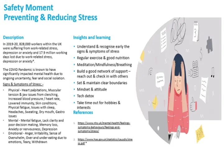 Preventing Stress image