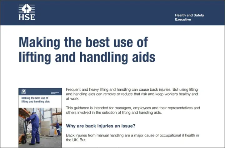 Lifting HSE