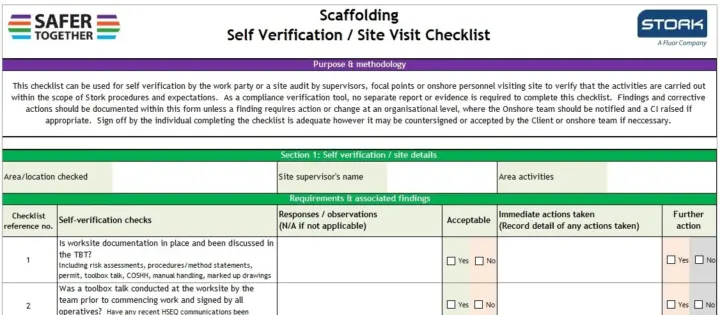 Stork self verification