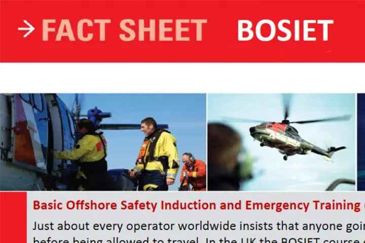 BOSIET FACTSHEET