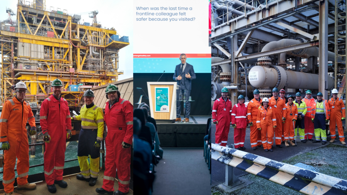 Leadership Engagement visit at Spirit’s CPC Offshore Installation - Peter Hepburn, Operations Director of Spirit Energy & SCiS Leadership Team, launches the guidance at OEUK HSE Conference - Leadership Engagement visit at Spirit’s Barrow Gas Terminal